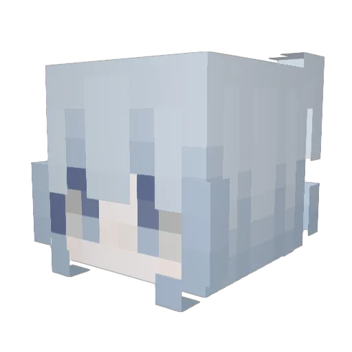 TTendency Minecraft avatar head, 3D render