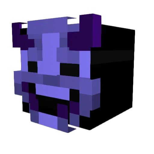 TTote Minecraft avatar head, 3D render