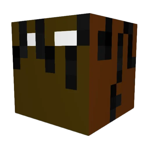 TTv_yourabot801 Minecraft avatar head, 3D render