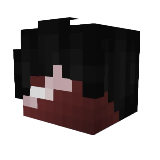 TTycTou Minecraft avatar head, 3D render