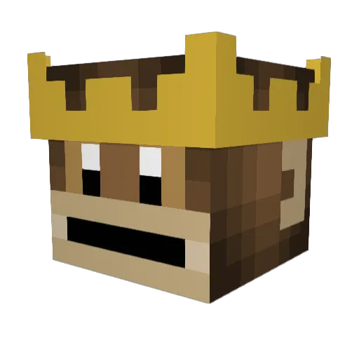 TUCKERisMONKEY Minecraft avatar head, 3D render
