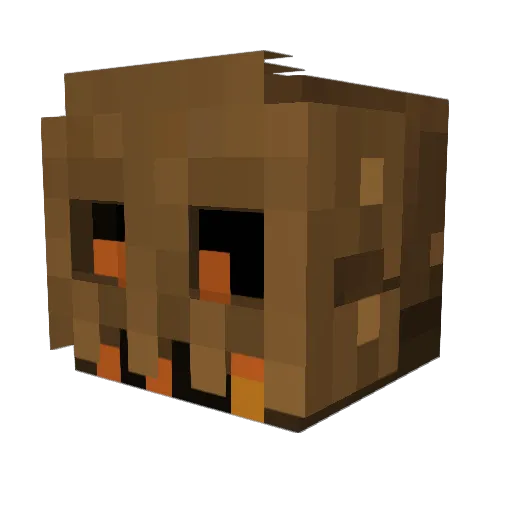 TULTITAN Minecraft avatar head, 3D render