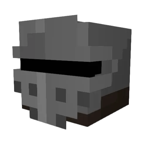 TUMMAN Minecraft avatar head, 3D render
