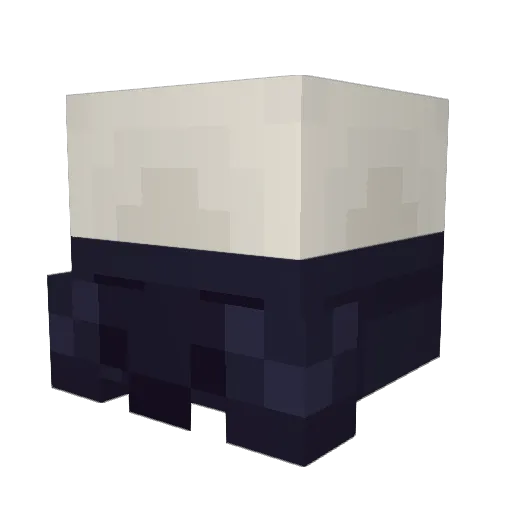 TUNDRISK Minecraft avatar head, 3D render