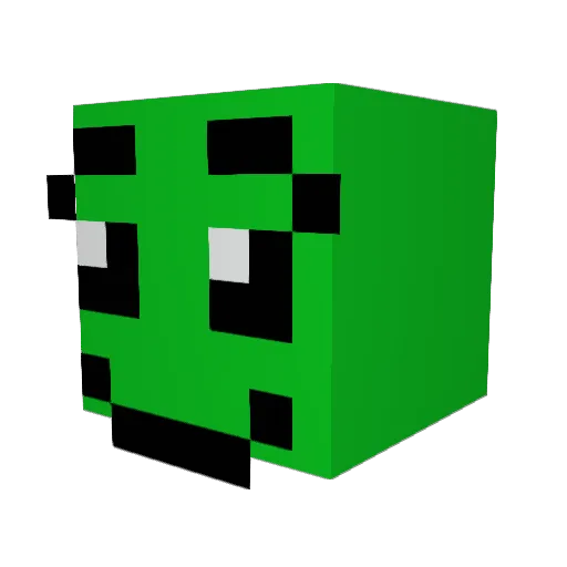 TUNSPEAKABLE Minecraft avatar head, 3D render