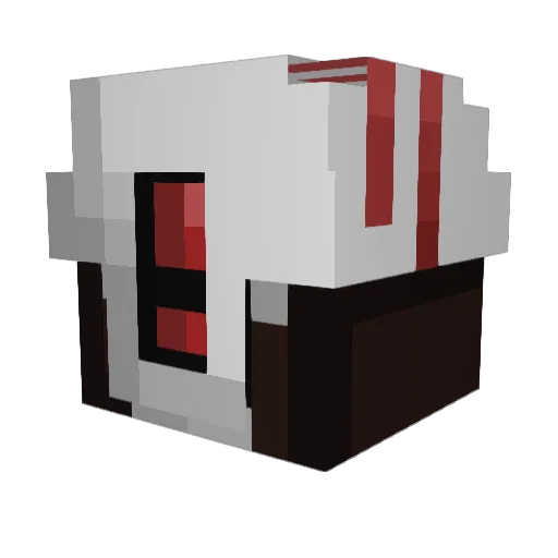 TURBO_M0IST Minecraft avatar head, 3D render