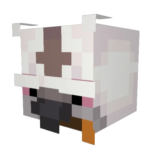 TVBigTasty Minecraft avatar head, 3D render