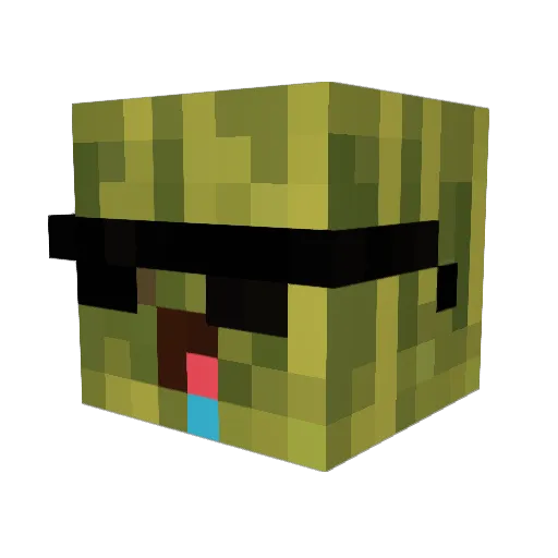 TV_Ludi Minecraft avatar head, 3D render
