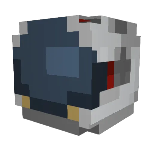 TV_Transmissions Minecraft avatar head, 3D render