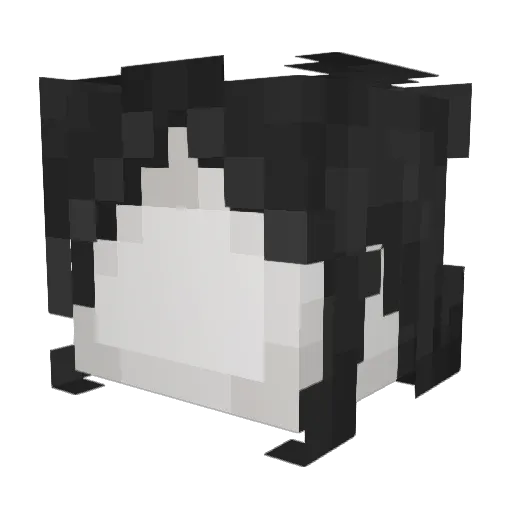 TV_WasHere Minecraft avatar head, 3D render