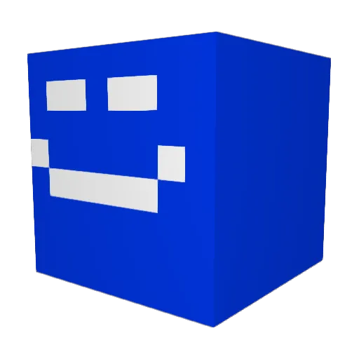 TW2701 Minecraft avatar head, 3D render