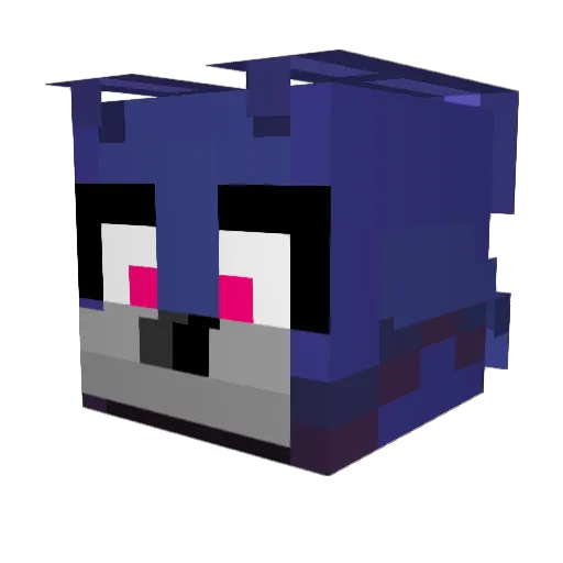 TW7C Minecraft avatar head, 3D render