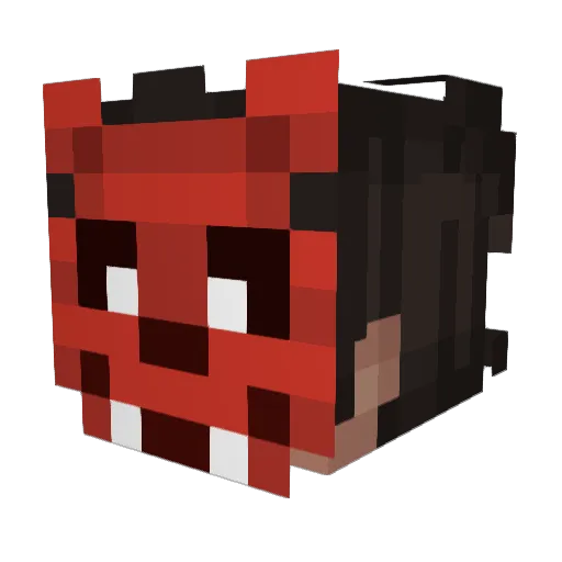 TWERKPOCALYPSE Minecraft avatar head, 3D render