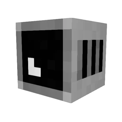 TWESLO Minecraft avatar head, 3D render
