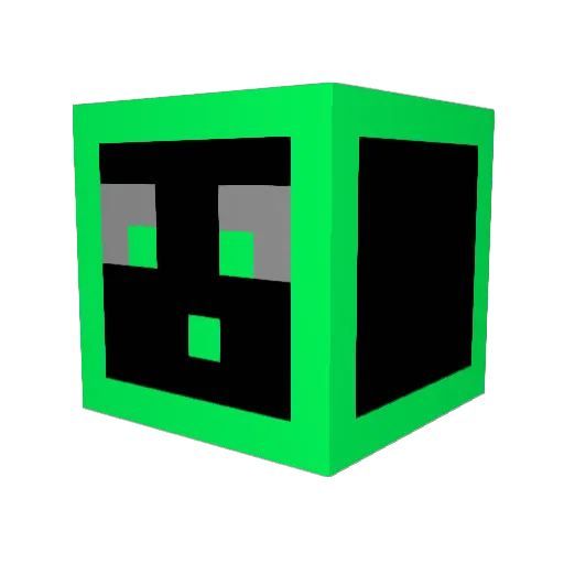 TWOF217 Minecraft avatar head, 3D render