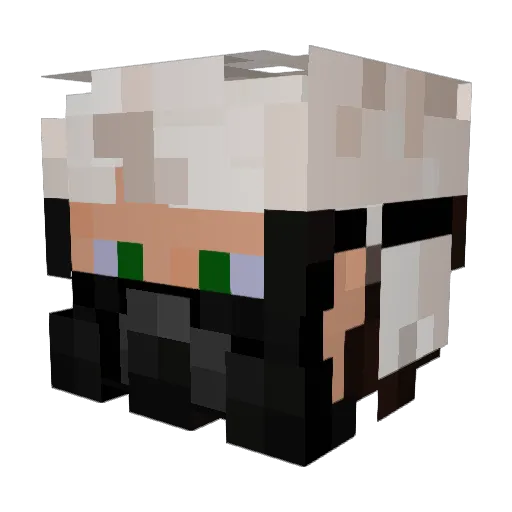 TXC_Vorixen Minecraft avatar head, 3D render
