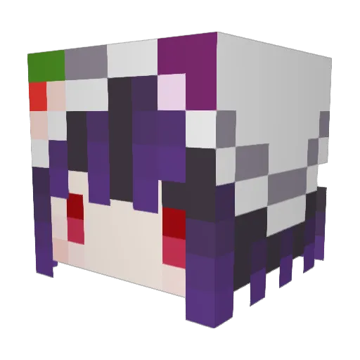 TXMAMXT Minecraft avatar head, 3D render