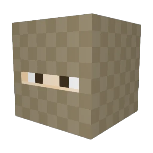 TXRepublic Minecraft avatar head, 3D render