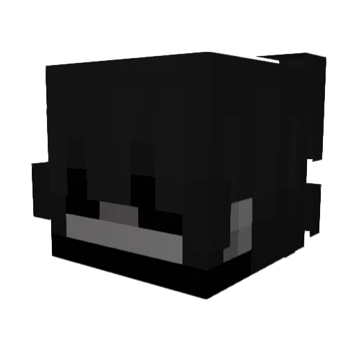 TXRoyalT Minecraft avatar head, 3D render