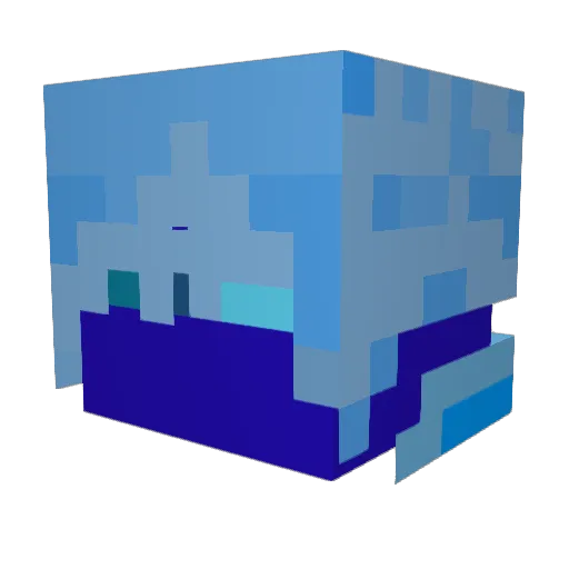 TXyC_ Minecraft avatar head, 3D render