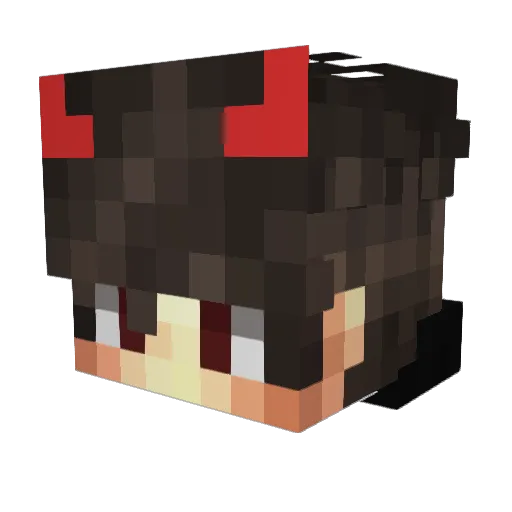TYADevo Minecraft avatar head, 3D render