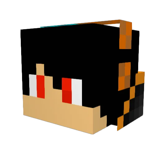 TYAdrian Minecraft avatar head, 3D render