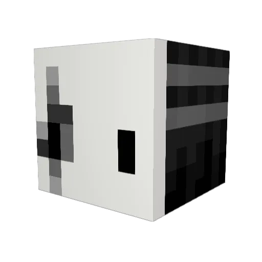 TYGredstone Minecraft avatar head, 3D render