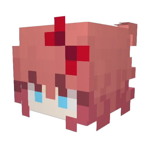 TYJ_XD Minecraft avatar head, 3D render