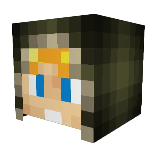 TYLARZZBEAST Minecraft avatar head, 3D render