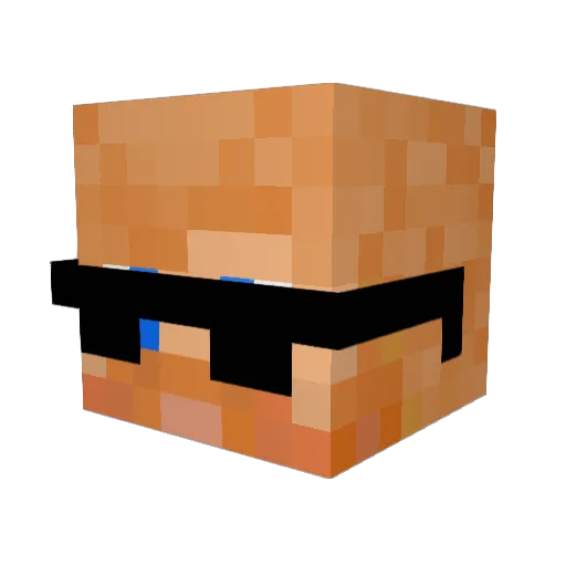 TYLERKILLERMAN Minecraft avatar head, 3D render