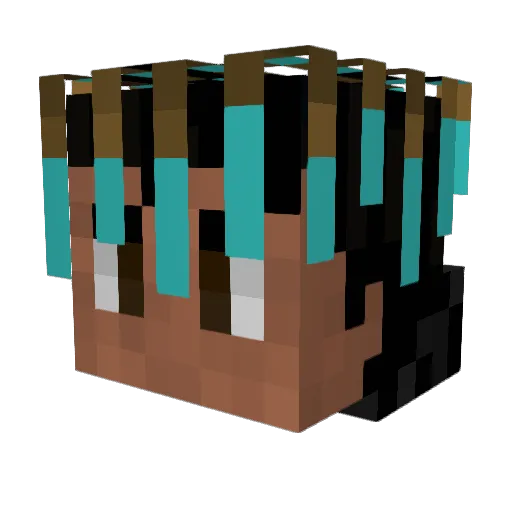TYLERMAN9 Minecraft avatar head, 3D render
