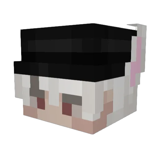TYTOY64 Minecraft avatar head, 3D render