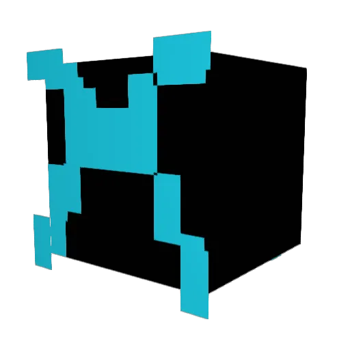 TYTY2_0 Minecraft avatar head, 3D render
