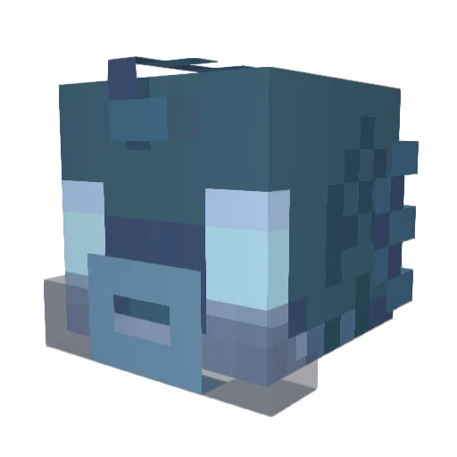 TY_George Minecraft avatar head, 3D render