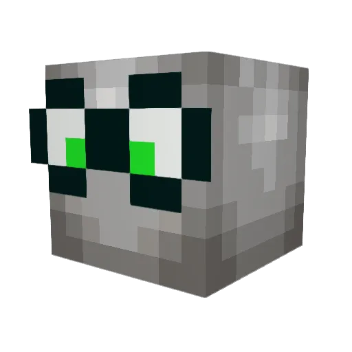 TYypo Minecraft avatar head, 3D render