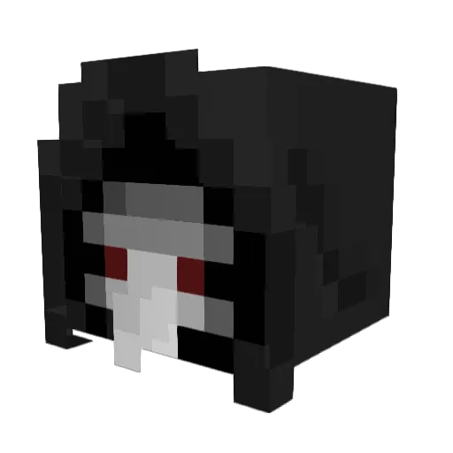 TZer0T Minecraft avatar head, 3D render
