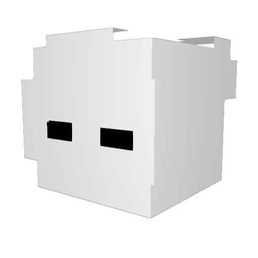 T_BenjiRo_T Minecraft avatar head, 3D render