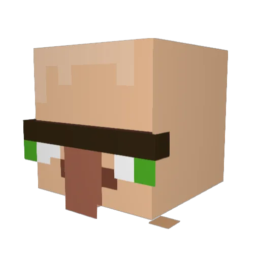 T_Bonez Minecraft avatar head, 3D render