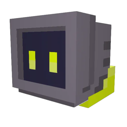 T_McNugget09 Minecraft avatar head, 3D render