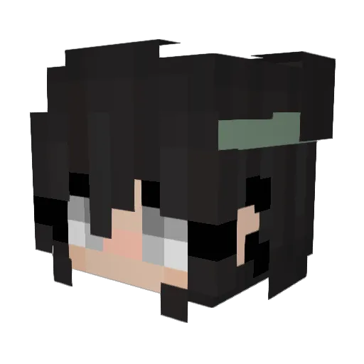 T_Plants Minecraft avatar head, 3D render