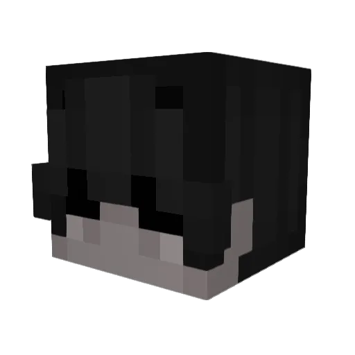 T_Q2 Minecraft avatar head, 3D render