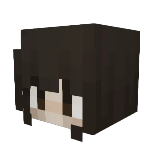 T_Ramm Minecraft avatar head, 3D render
