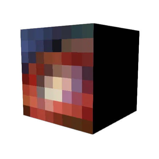T_Rex27 Minecraft avatar head, 3D render