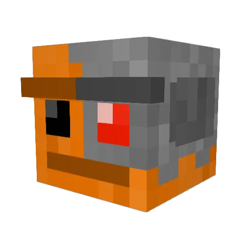 T_Rexian Minecraft avatar head, 3D render