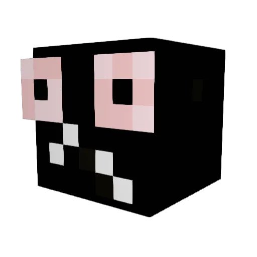 T_Tf Minecraft avatar head, 3D render