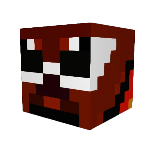 T_Tower Minecraft avatar head, 3D render