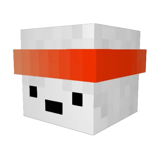 T_gamer_boy Minecraft avatar head, 3D render