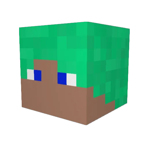 T_naitro_T Minecraft avatar head, 3D render