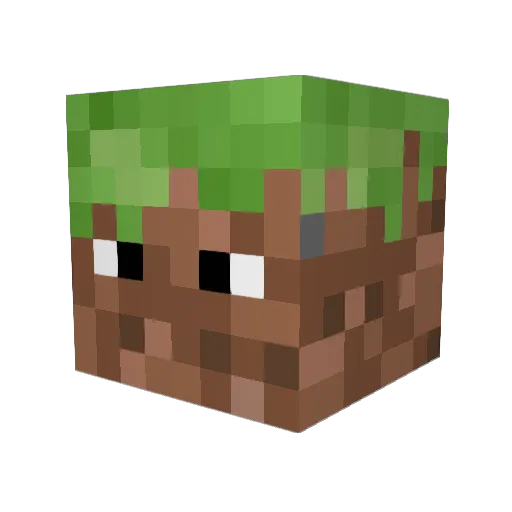 T_reon Minecraft avatar head, 3D render