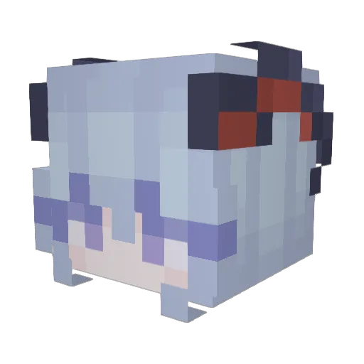 T_rico Minecraft avatar head, 3D render